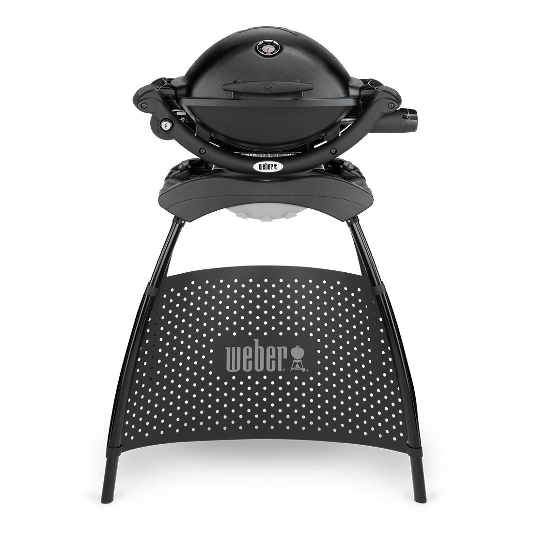 Weber Gasgrill Q 1200 Black Line mit Stand