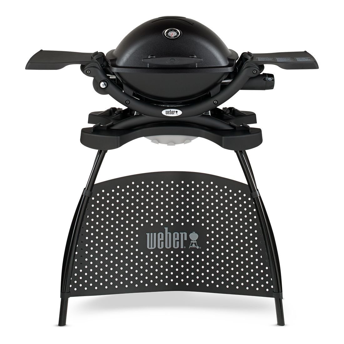 Weber Gasgrill Q 1200 Black Line mit Stand