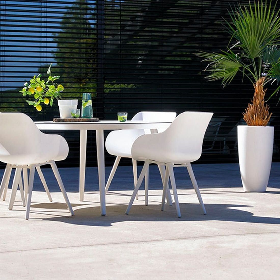 Hartman Sophie Studio Gartentisch Ø128x75cm Aluminium/HPL