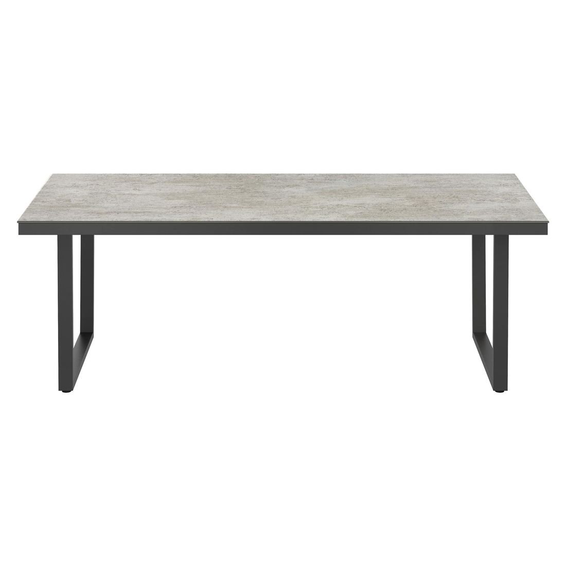 OUTLIV. Gartentisch 220x100cm Edelstahl/Dekton