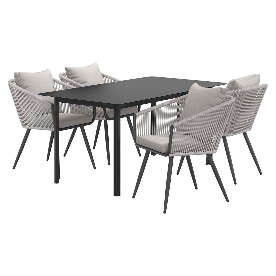 OUTLIV. Alex Gartenmöbel-Set M (4 Plätze) Tisch 160x90cm