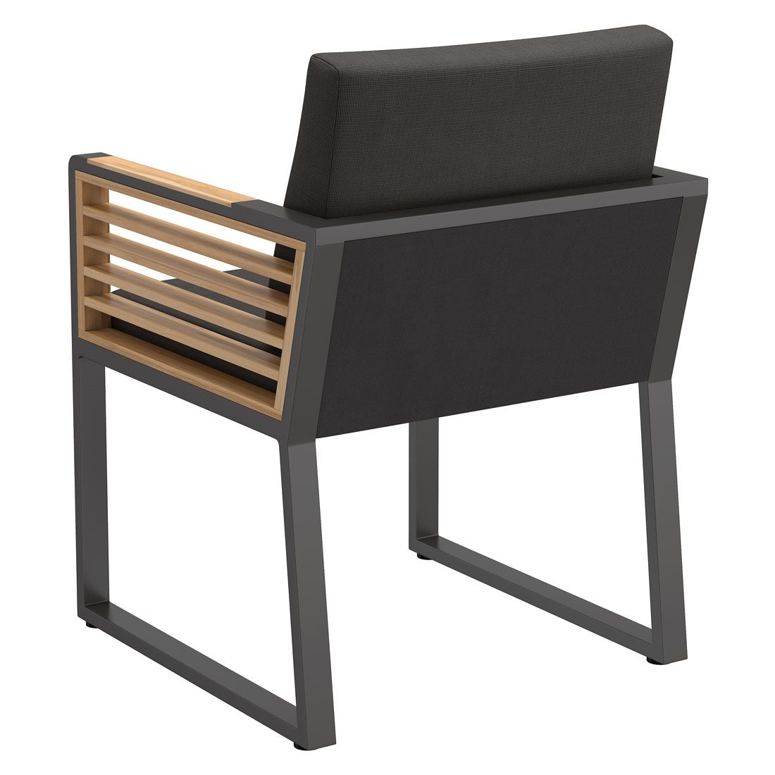 OUTLIV. New York Gartensessel Aluminium/Teak/Olefin