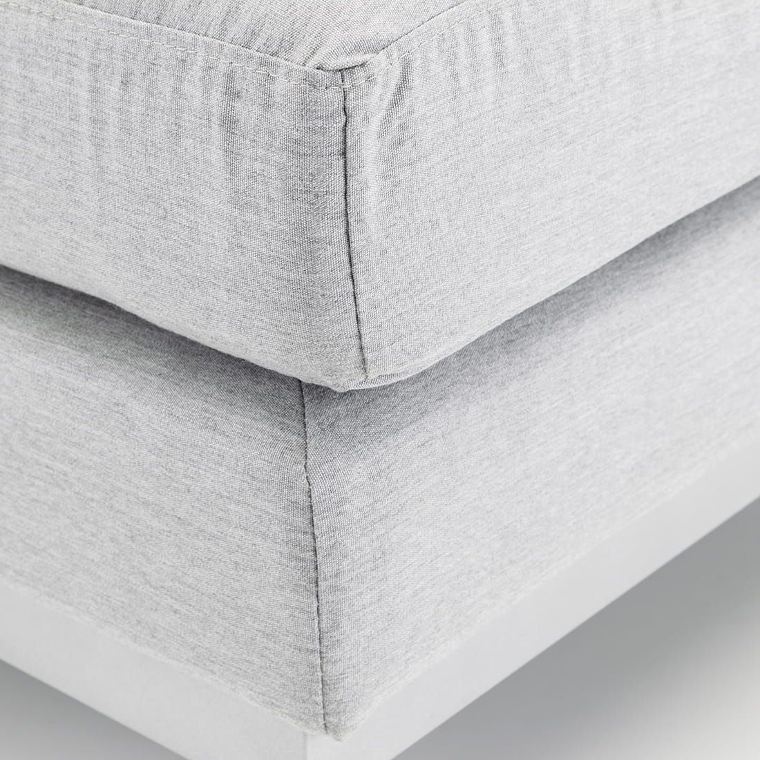 Kettler Ego Modular Gartensofa + Loungetisch Ø92cm Sunbrella