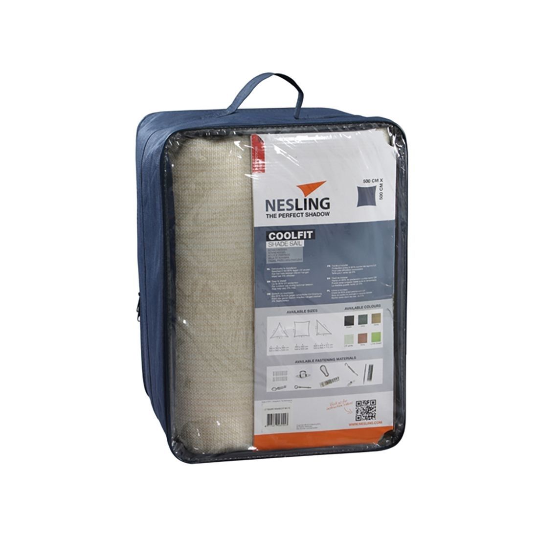 Nesling Coolfit Sonnensegel Quadrat 500x500 cm HDPE