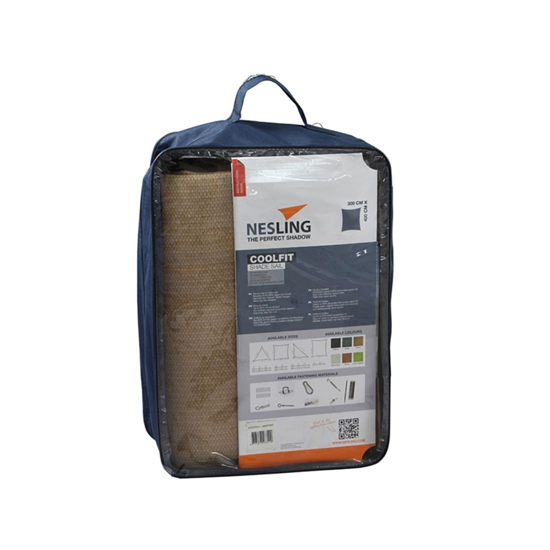 Nesling Coolfit Sonnensegel Rechteck 300x400 cm HDPE