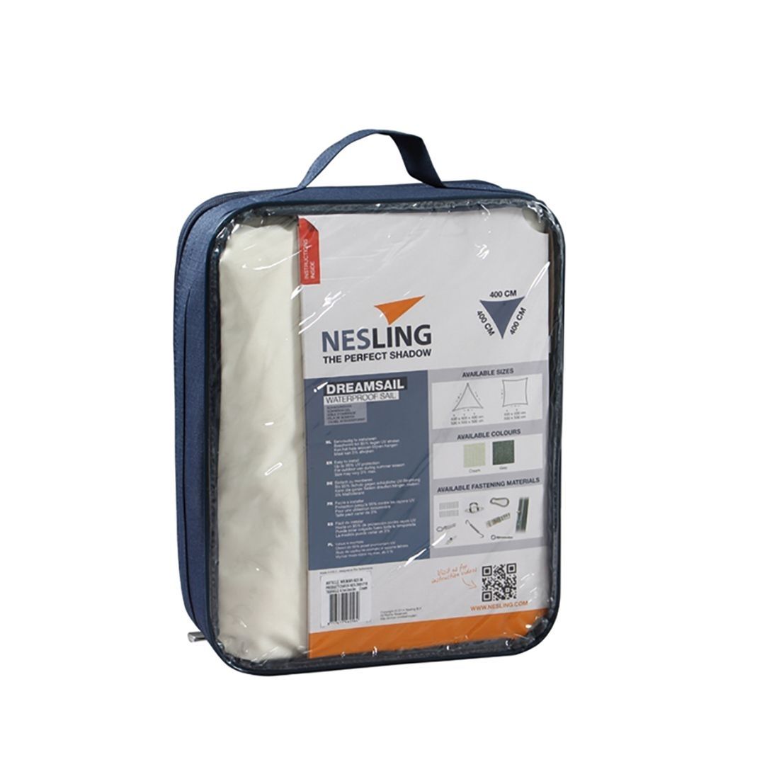 Nesling Dreamsail Sonnensegel 3-Eck 400x400 cm Polyester