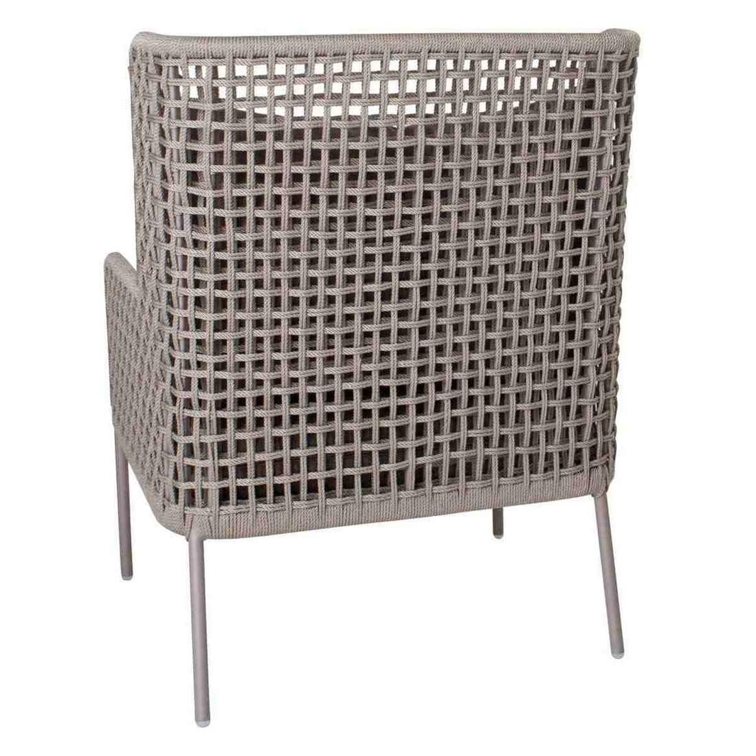 Stern Greta Loungesessel Aluminium/Rope