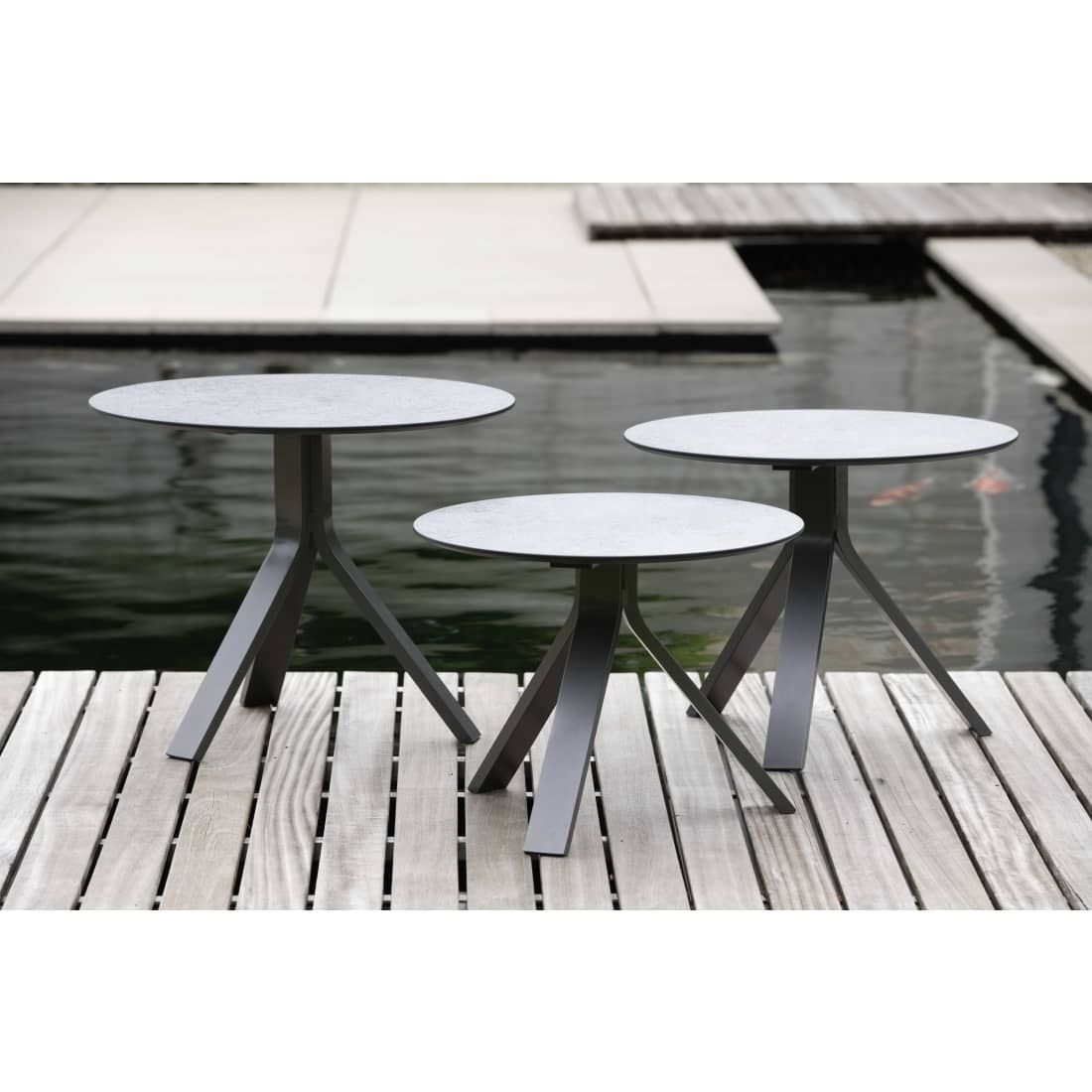 Stern Freddie Beistelltisch Aluminium/Silverstar 2.0