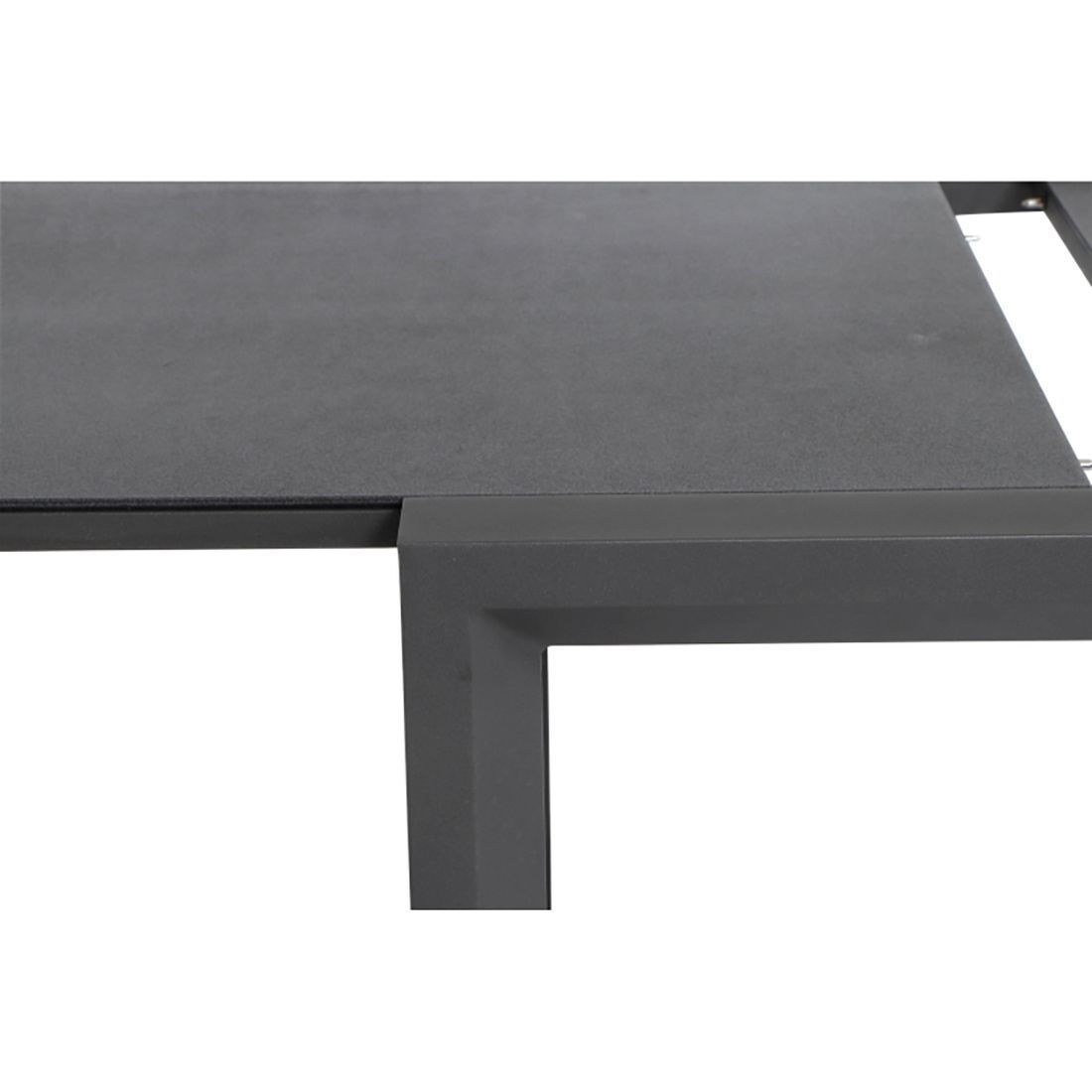 Siena Garden Kingston Ausziehtisch 220/340x100cm Alu/Glas