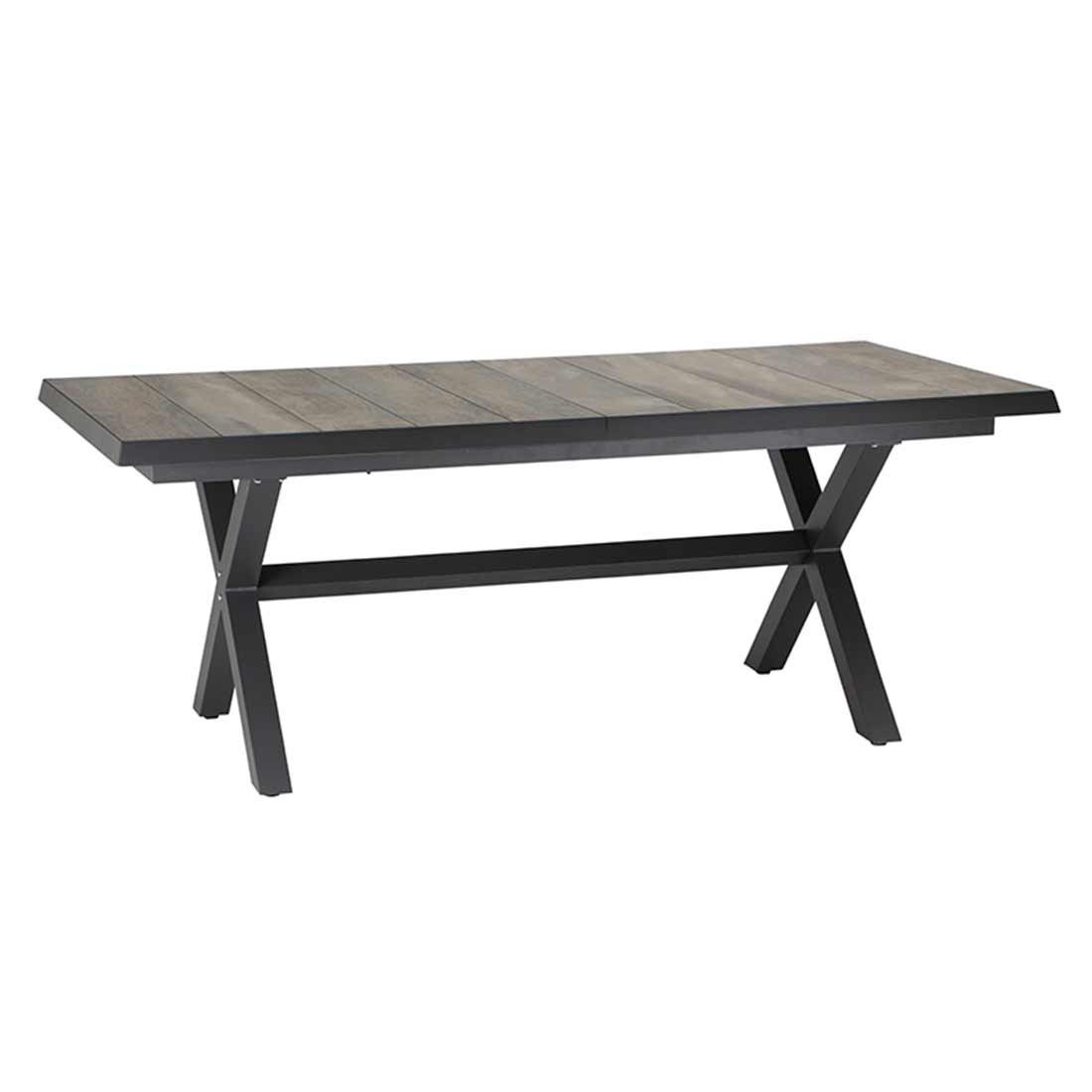 Siena Garden Velia Gartenmöbel-Set XL (8 Plätze) Tisch 200/260x100cm