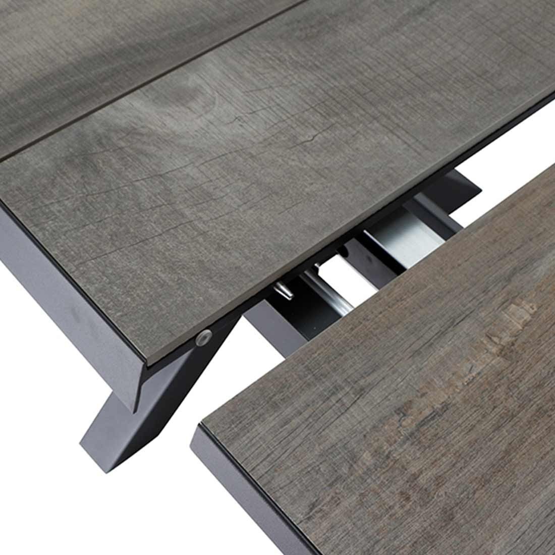 Siena Garden Velia Gartenmöbel-Set XL (8 Plätze) Tisch 200/260x100cm