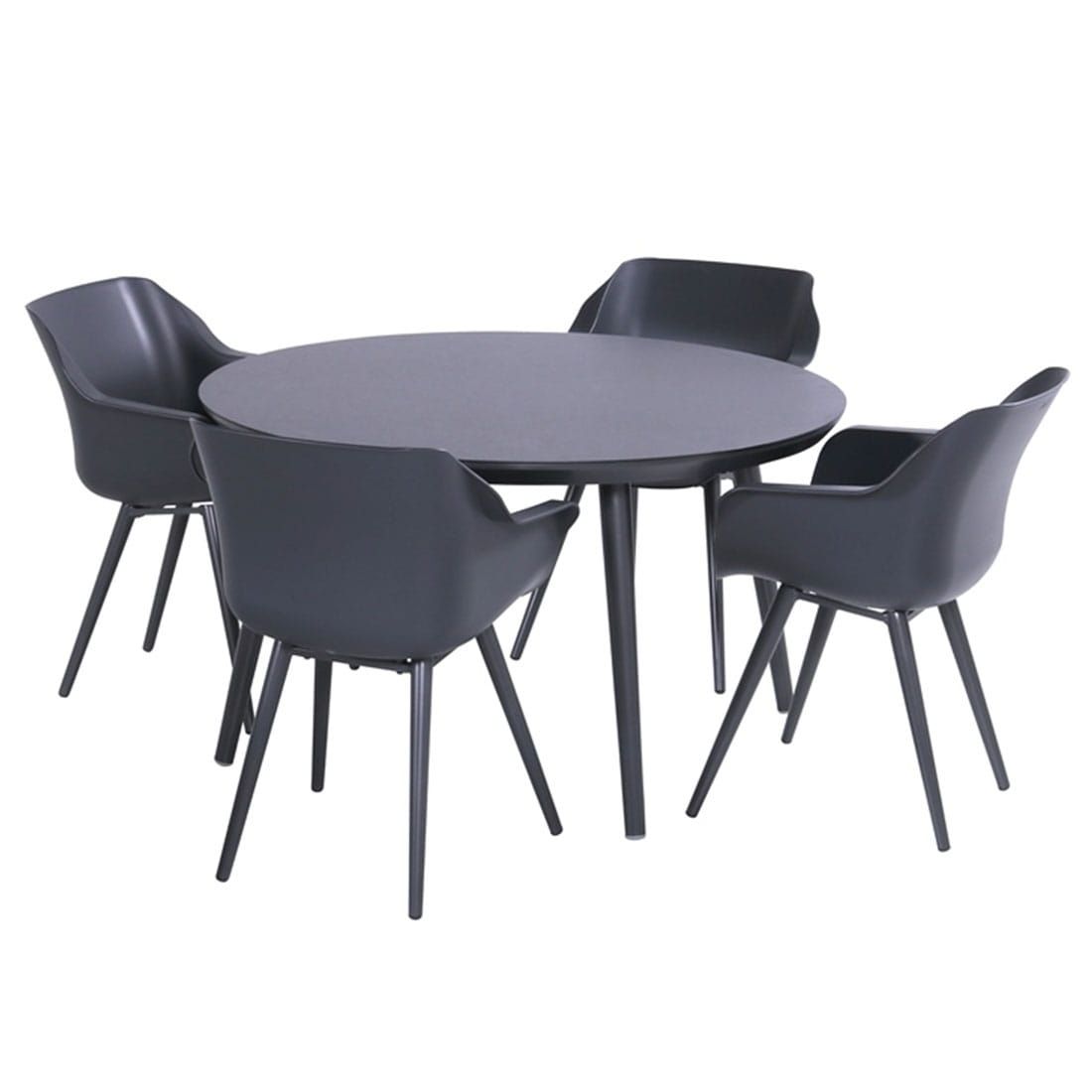 Hartman Sophie Studio Gartenmöbel-Set M (4 Plätze) Tisch Ø128cm