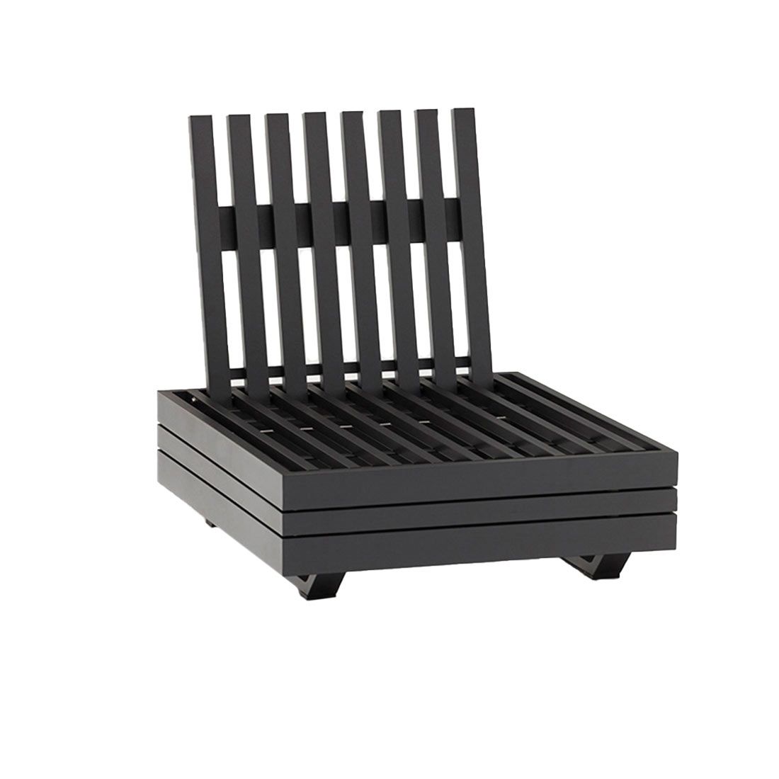 Zebra Cubo Ecklounge inkl. Loungetische Aluminium/Olefin