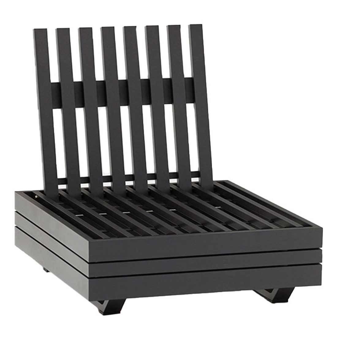 Zebra Cubo Ecklounge inkl. Loungetisch Aluminium/Olefin
