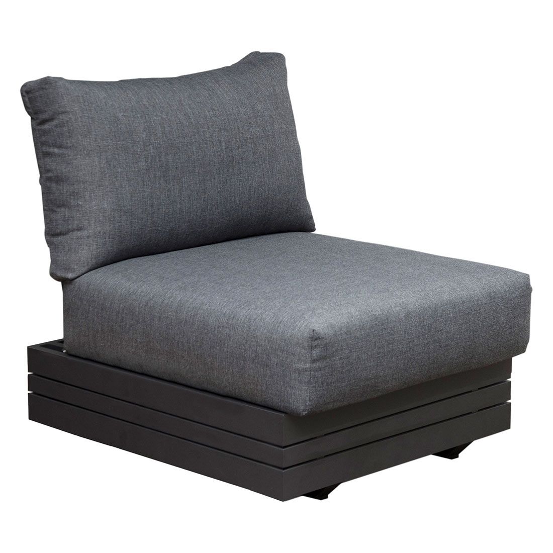 Zebra Cubo Ecklounge inkl. Loungetisch Aluminium/Olefin