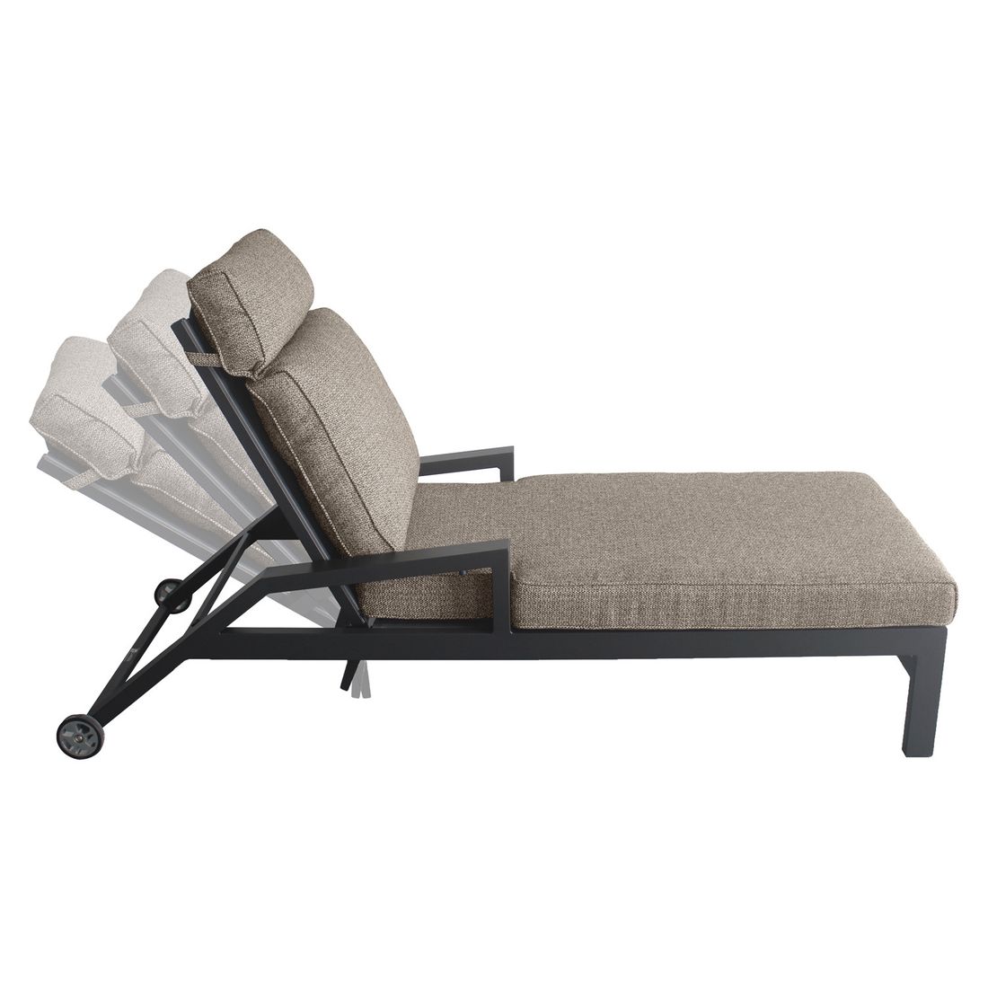 LC Garden Avena Gartenliege verstellbar Aluminium/Polyester