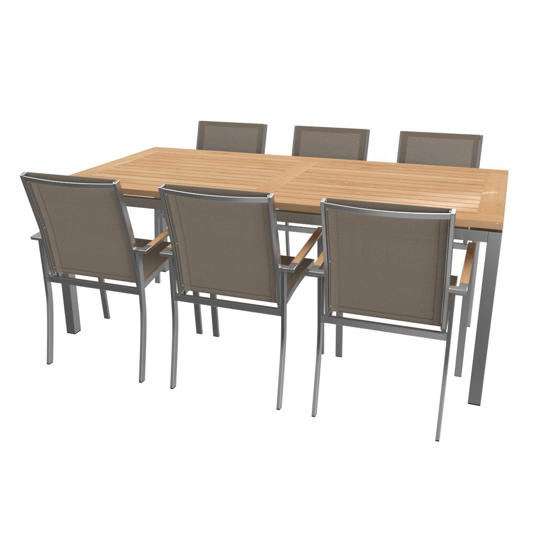 OUTLIV. Oviedo Gartenmöbel-Set L (6 Plätze) Tisch 200x100cm