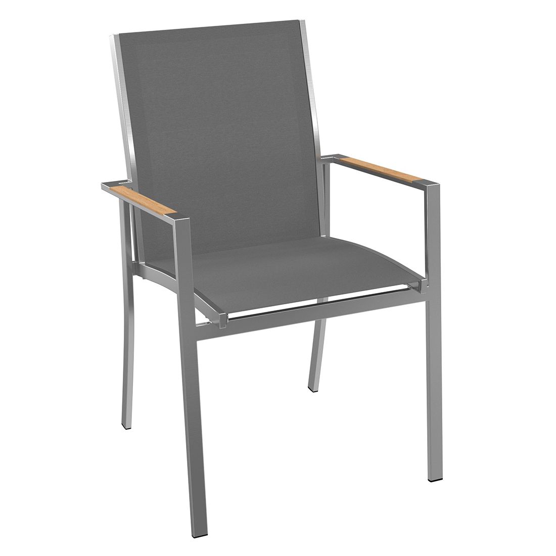 OUTLIV. Oviedo Gartenmöbelset 8-teilig Stapelsessel mit OUTLIV. Tisch 200x100 cm