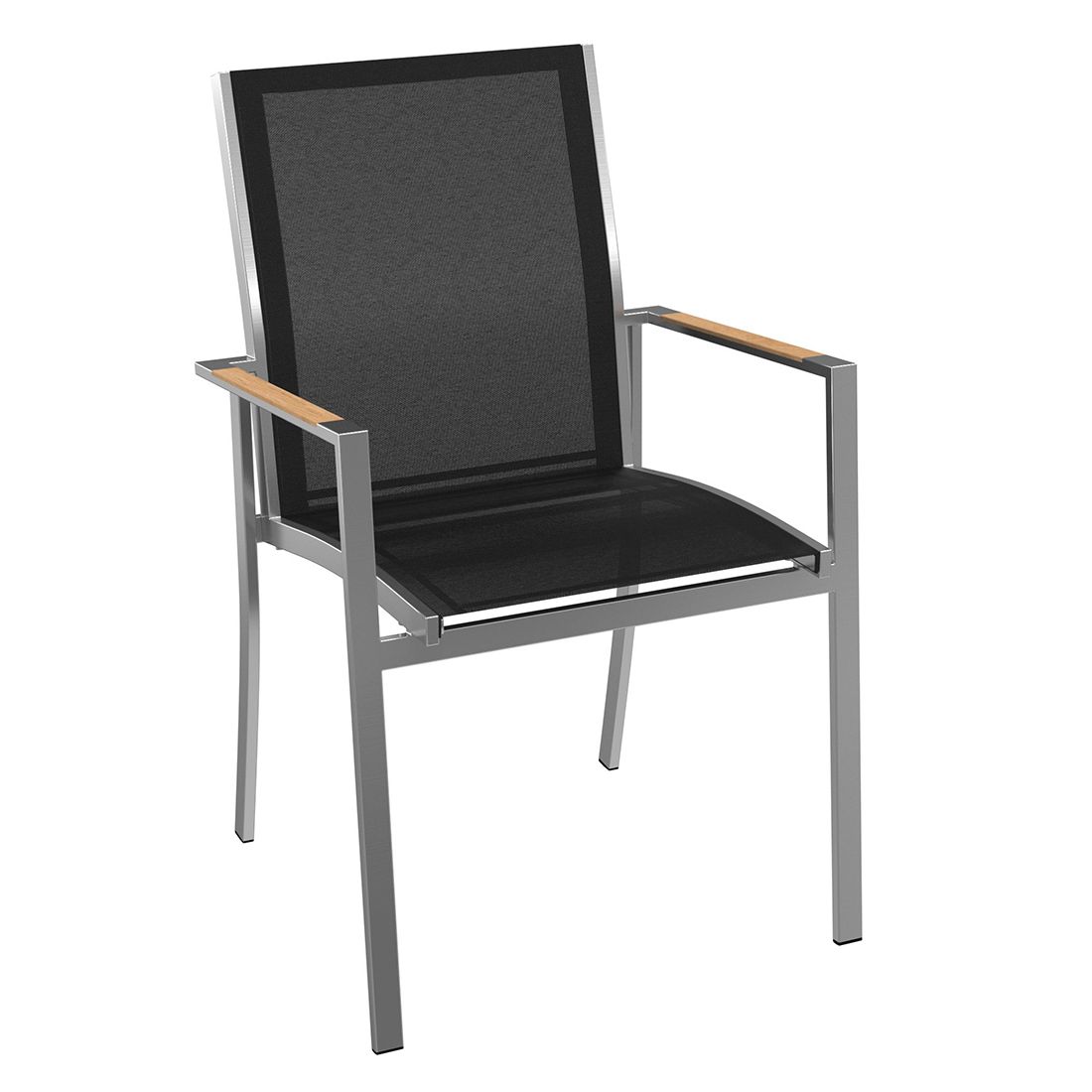 OUTLIV. Oviedo Gartenmöbelset 8-teilig Stapelsessel mit OUTLIV. Tisch 200x100 cm