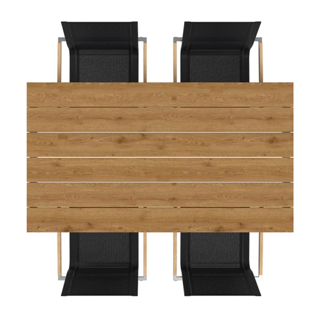 OUTLIV. Rimini Gartenmöbelset 5-tlg. Tisch 160x90cm