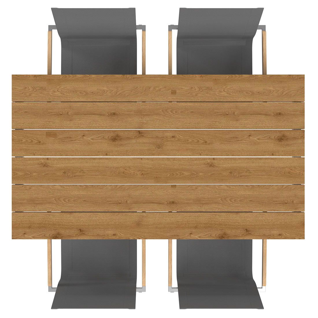 OUTLIV. Rimini Gartenmöbelset 5-tlg. Tisch 160x90cm