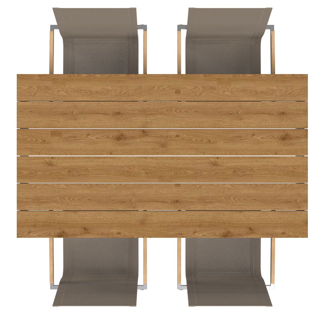 OUTLIV. Rimini Gartenmöbelset 5-tlg. Tisch 160x90cm