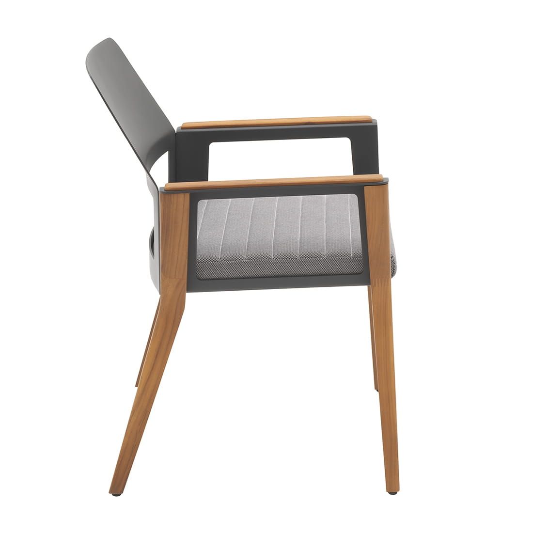 OUTLIV. Sheldon Gartensessel Teak/Aluminium