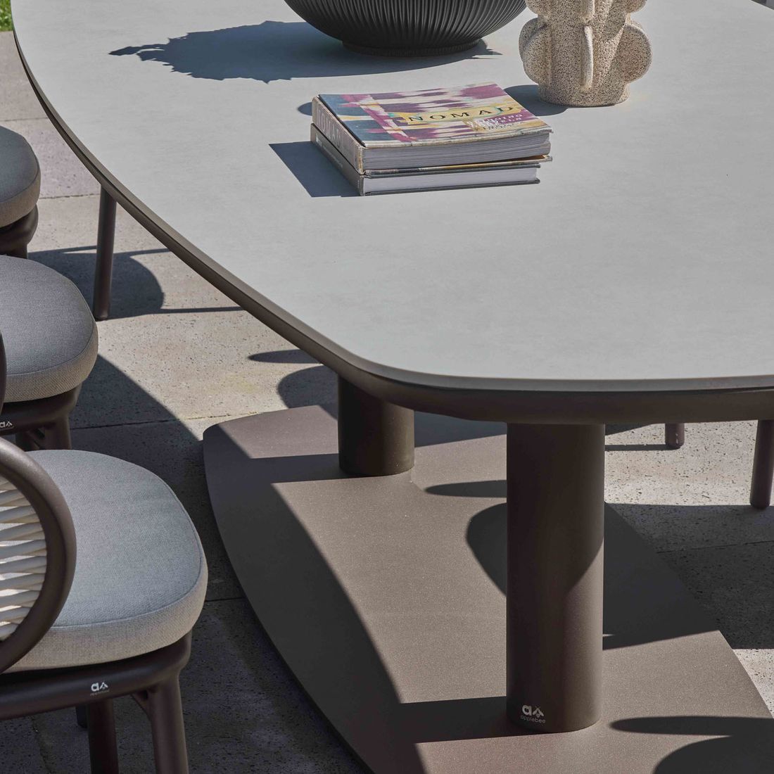 Apple Bee Melville Gartentisch 280x110cm Aluminium/Sinterstone