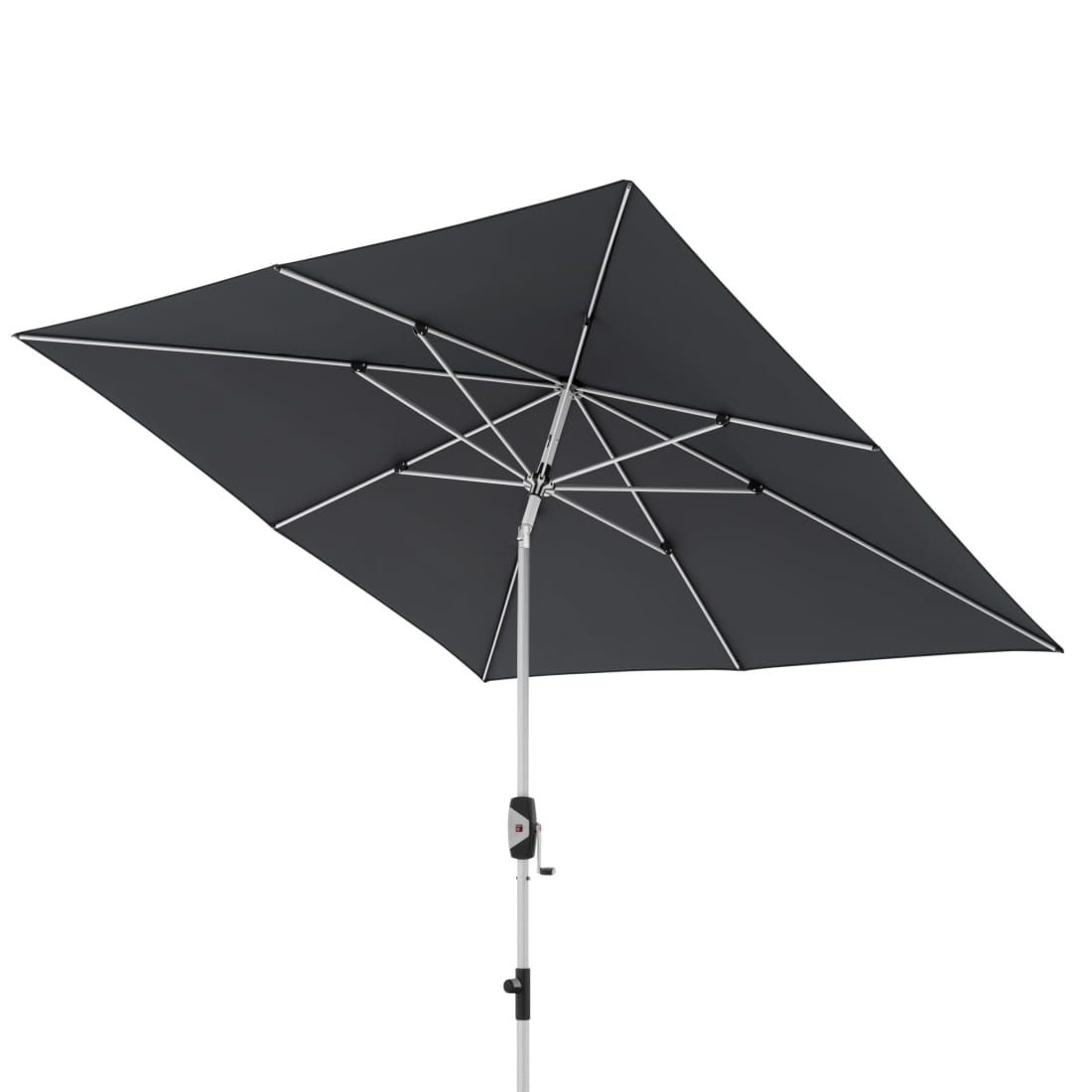 Knirps Silver Sonnenschirm 240x240cm mit Kurbel