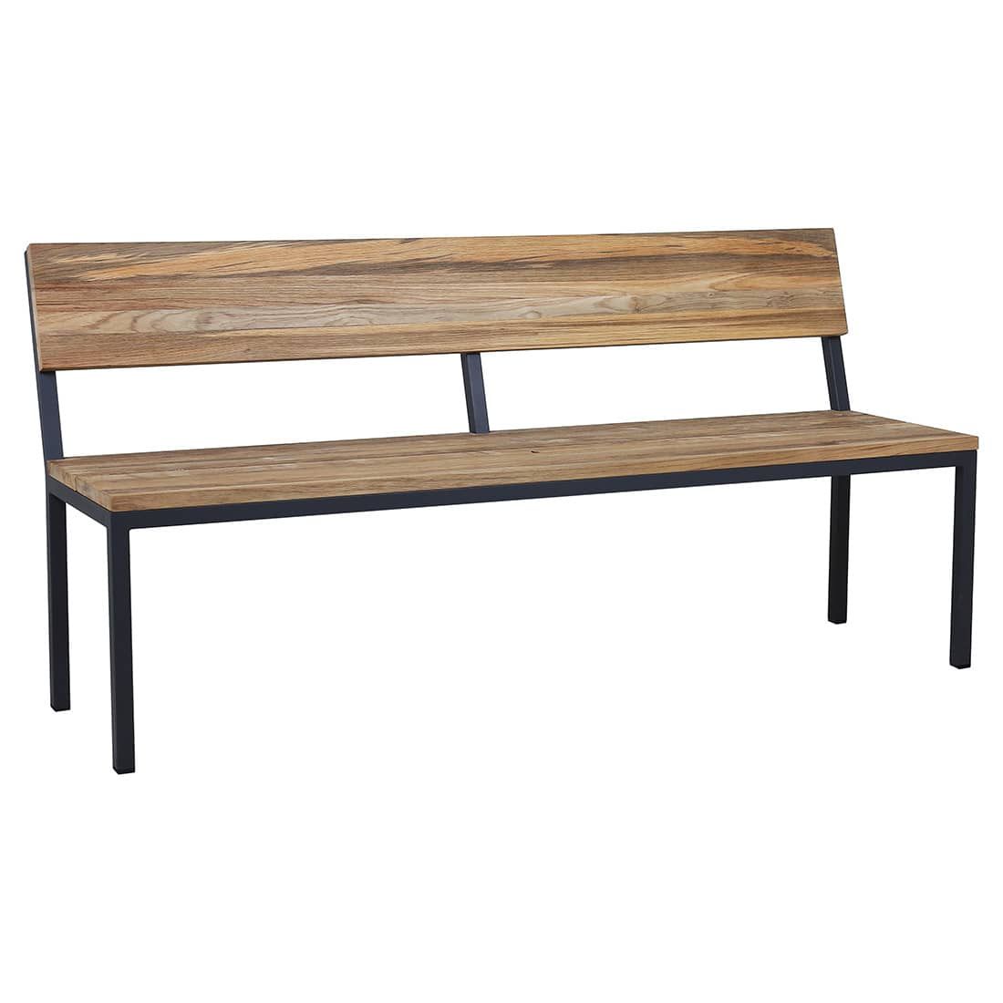Zebra Alex Gartenbank 168cm Aluminium/Teak Recycelt
