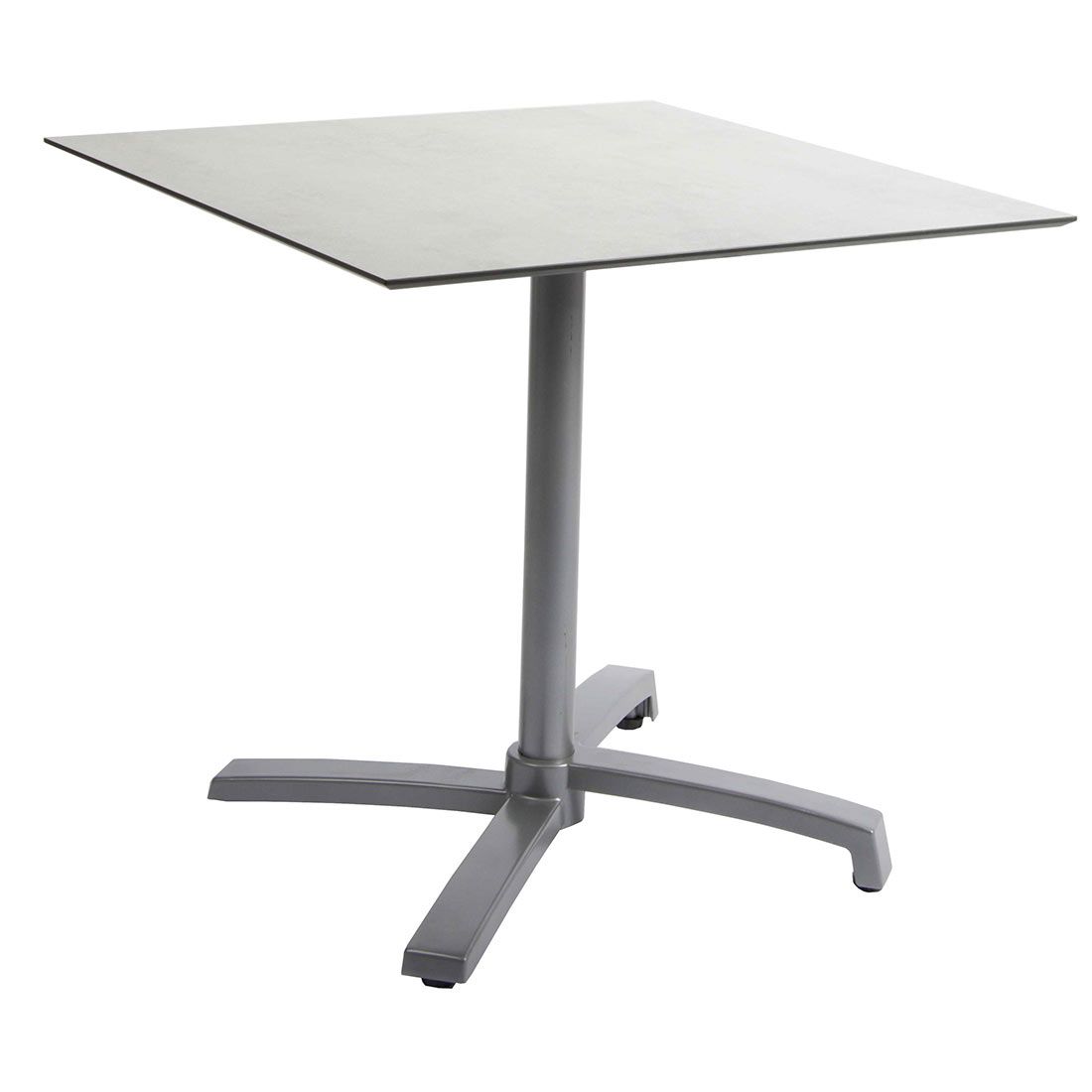 Stern Livorno Gartentisch-Gestell 80x80cm Aluminium