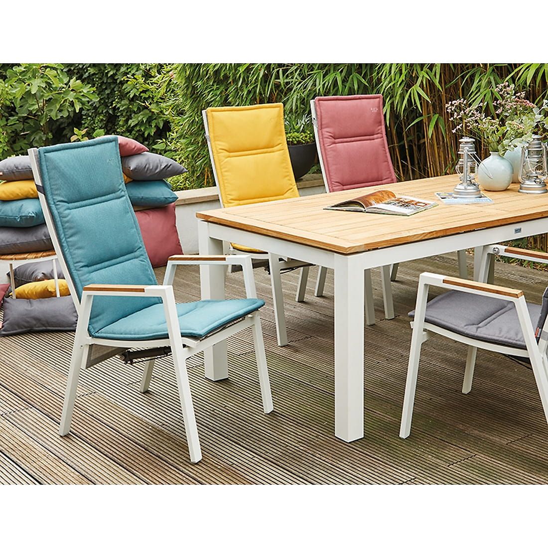 Siena Garden Musica Sesselauflage hoch 120x48x3cm Olefin