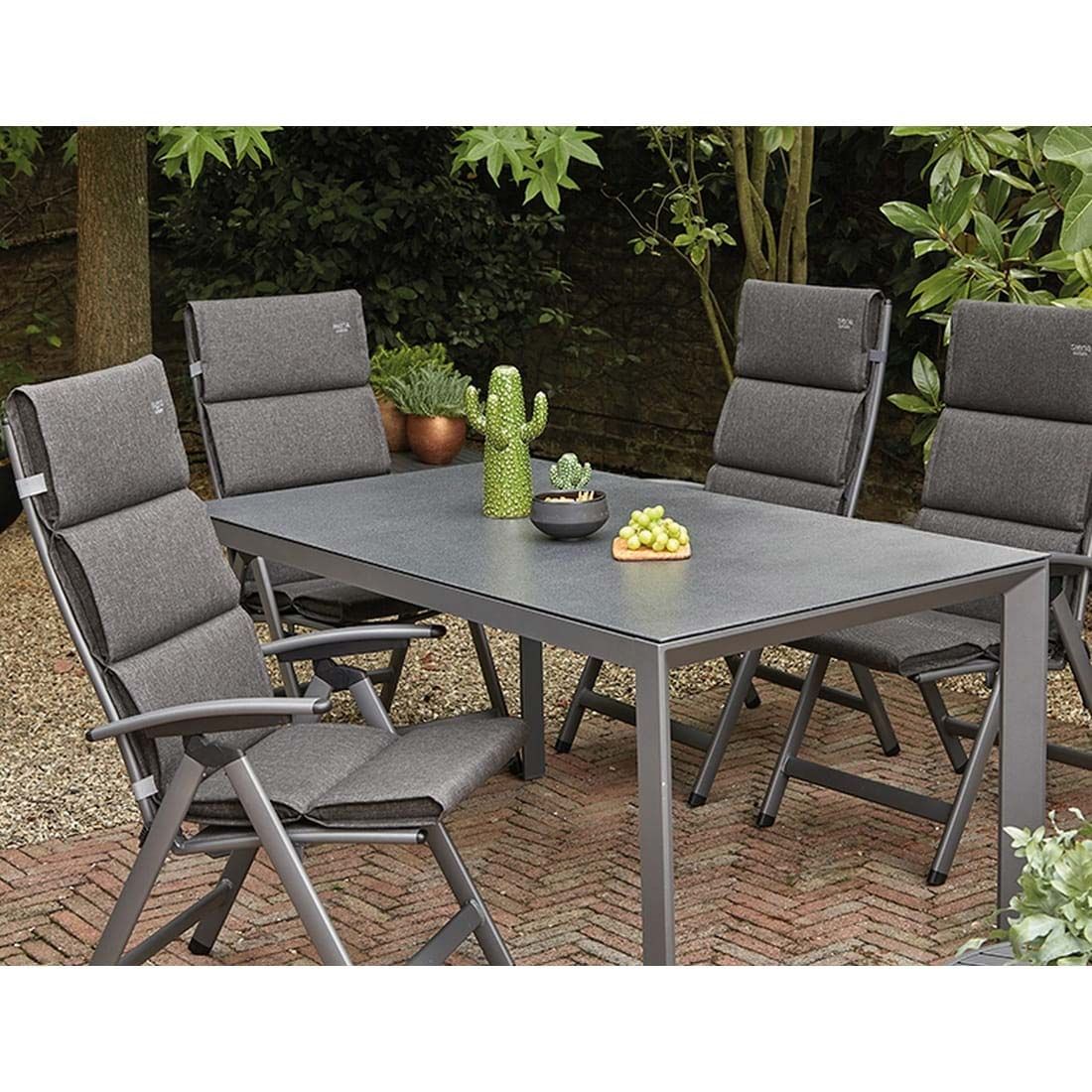 Siena Garden Stella Gartenstuhlauflage Hochlehner 48x120cm Olefin