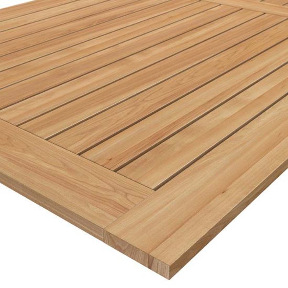 Stern Gartentisch 200x100cm Aluminium/Teak