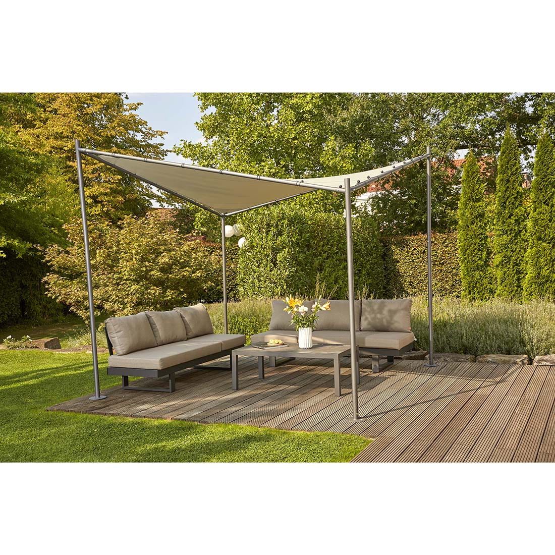 Siena Garden Berlino Gartenpavillon 300x300cm Stahl/Polyester