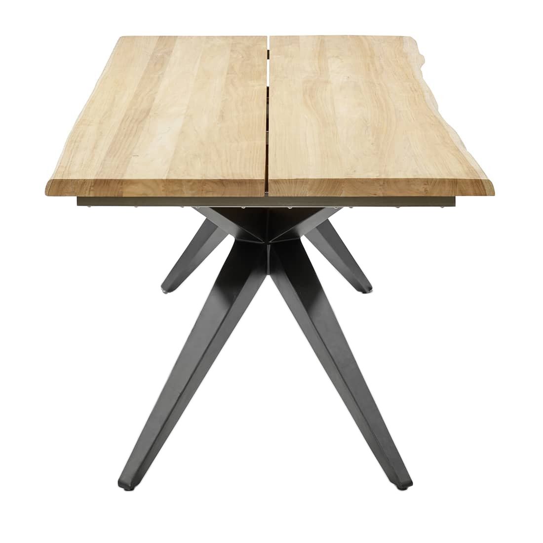 Musterring Holland Gartentisch 220x95cm Aluminium/Teak