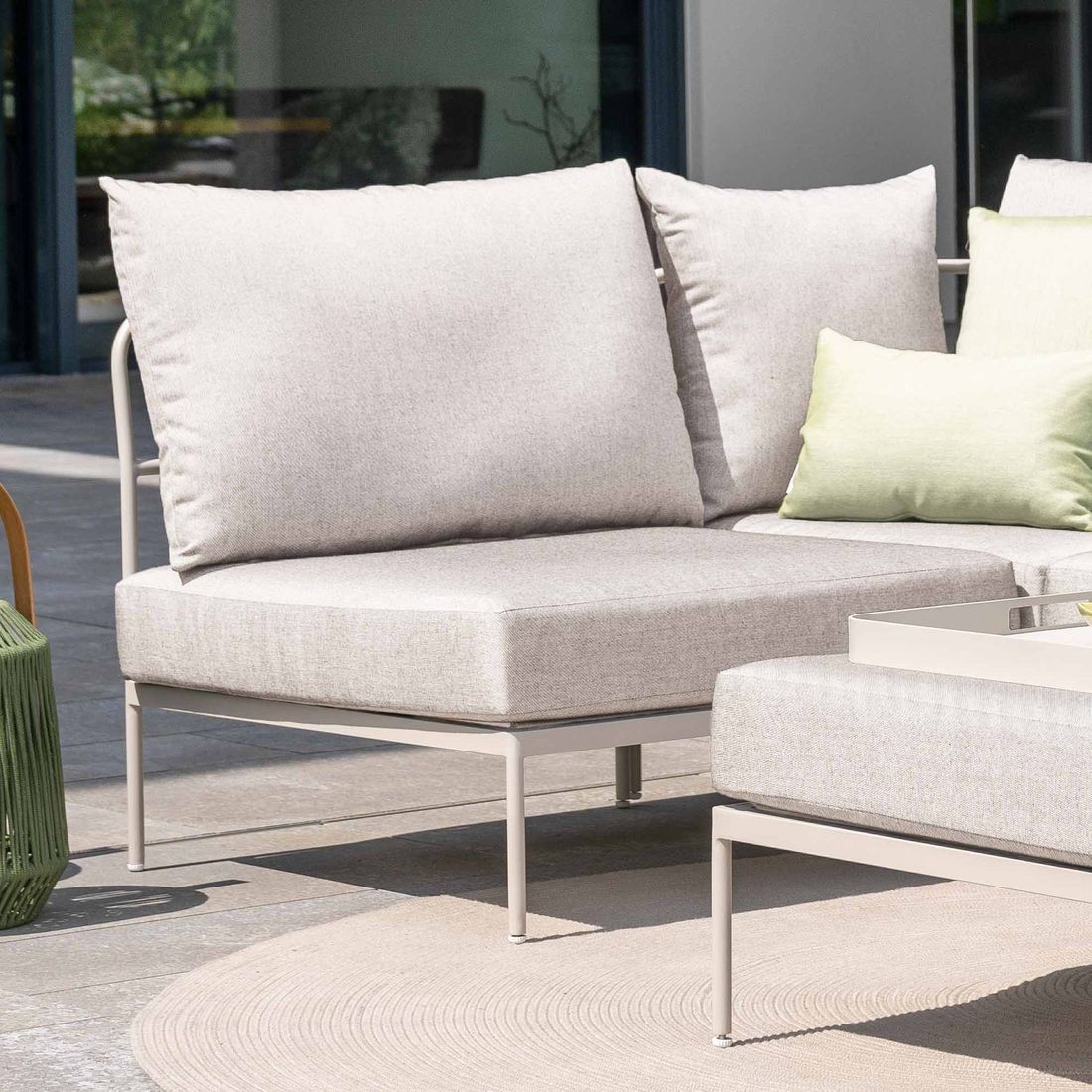 Stern Coco Mittelmodul Aluminium/Outdoorstoff