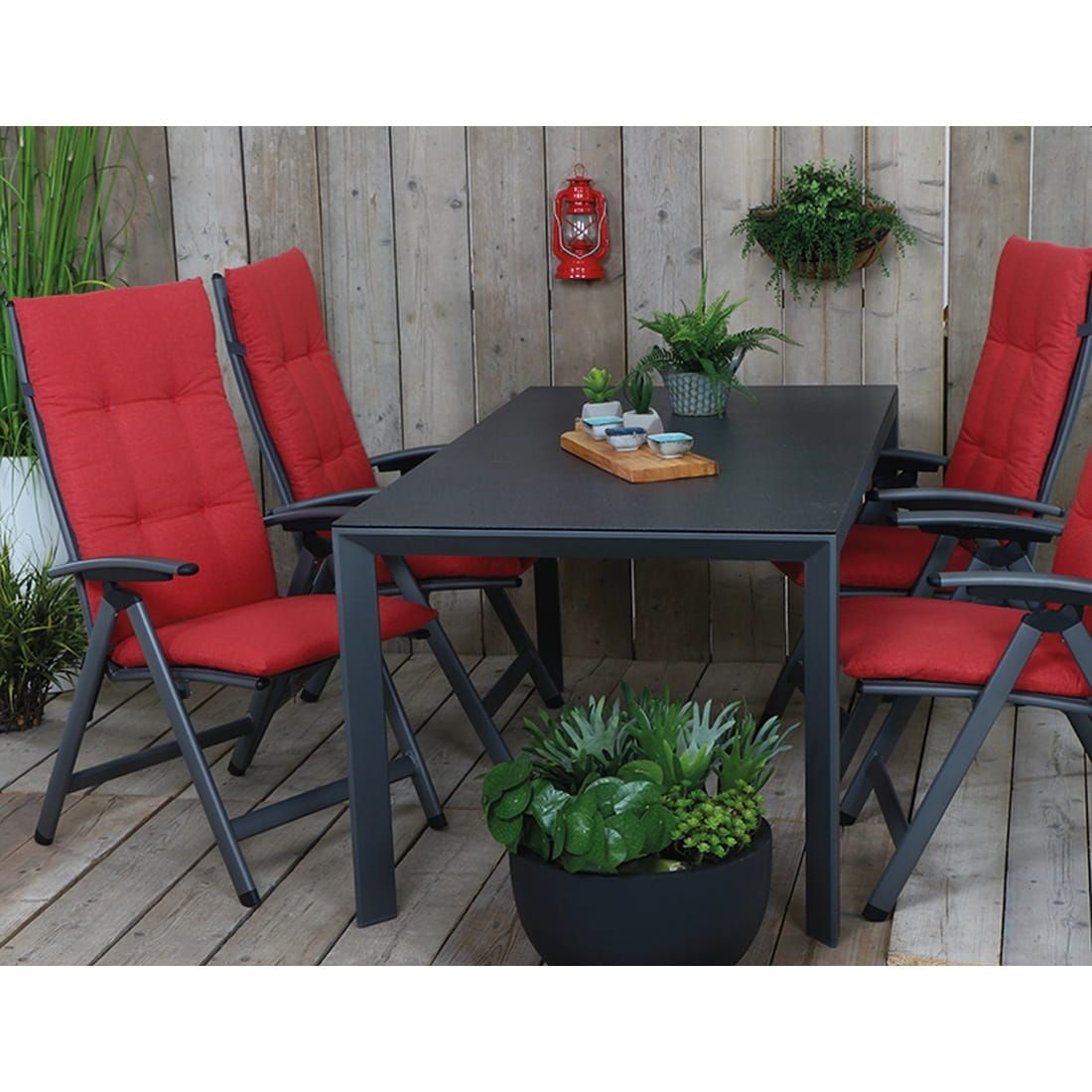 Siena Garden Mirach Sesselauflage hoch 120x48x6cm