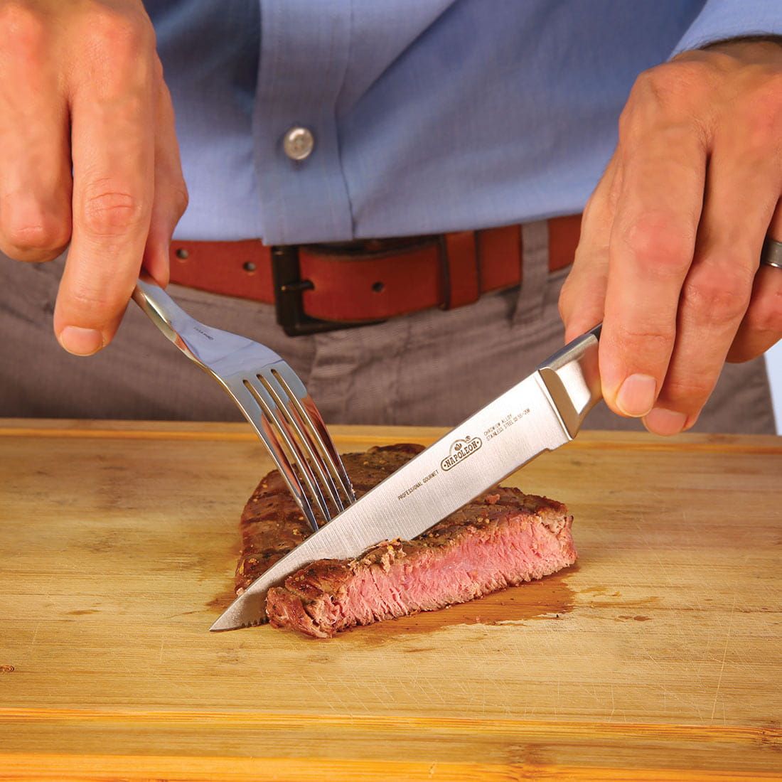 Napoleon Steakmesser, Wellenschliff Schwarz GartenundFreizeit.de