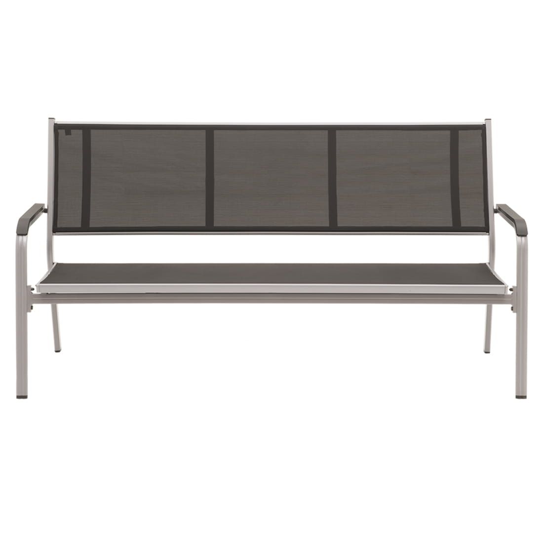 Kettler Basic Plus Gartenbank Aluminium/Textilene