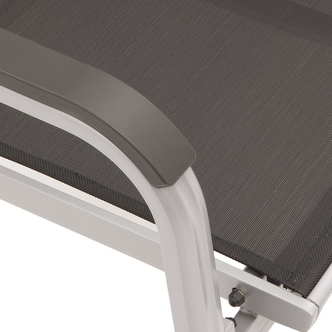 Kettler Basic Plus Gartenbank Aluminium/Textilene