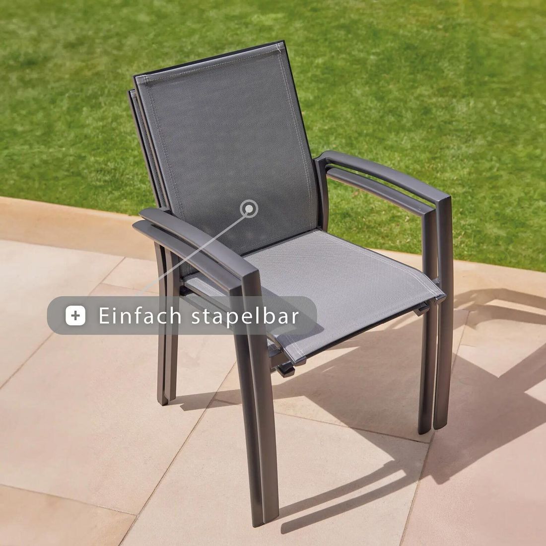 Siena Garden Velia Gartenmöbel-Set L (6 Plätze) mit OUTLIV. Tisch 200x100 cm