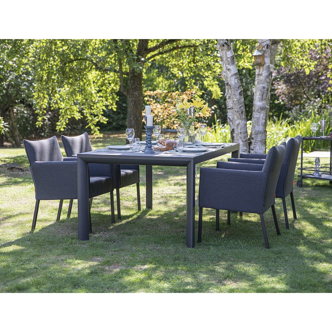Siena Garden Tango Gartensessel Aluminium/Sunbrella®