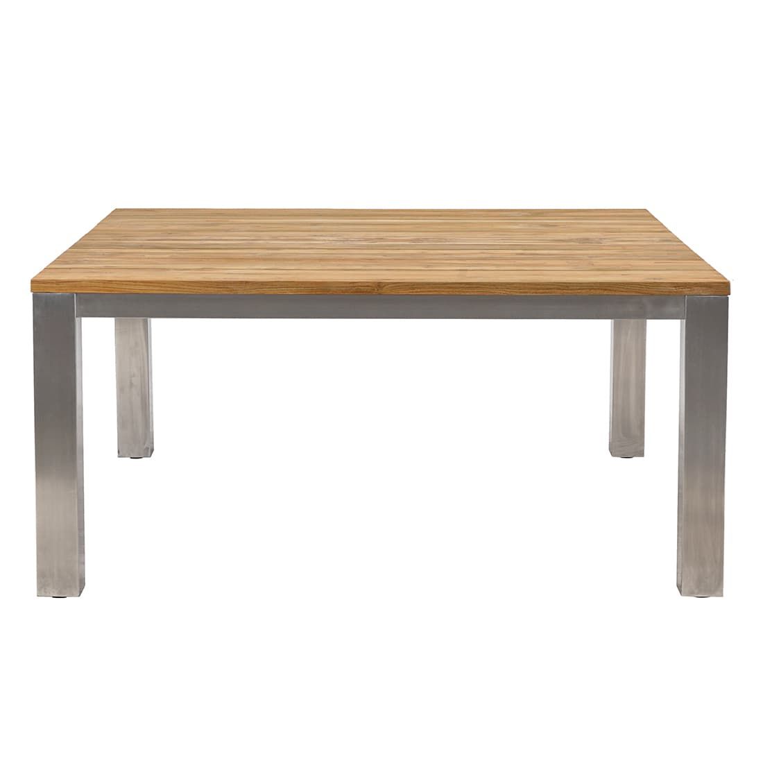 OUTLIV. Rimini Gartentisch 160x160cm Edelstahl/Teak