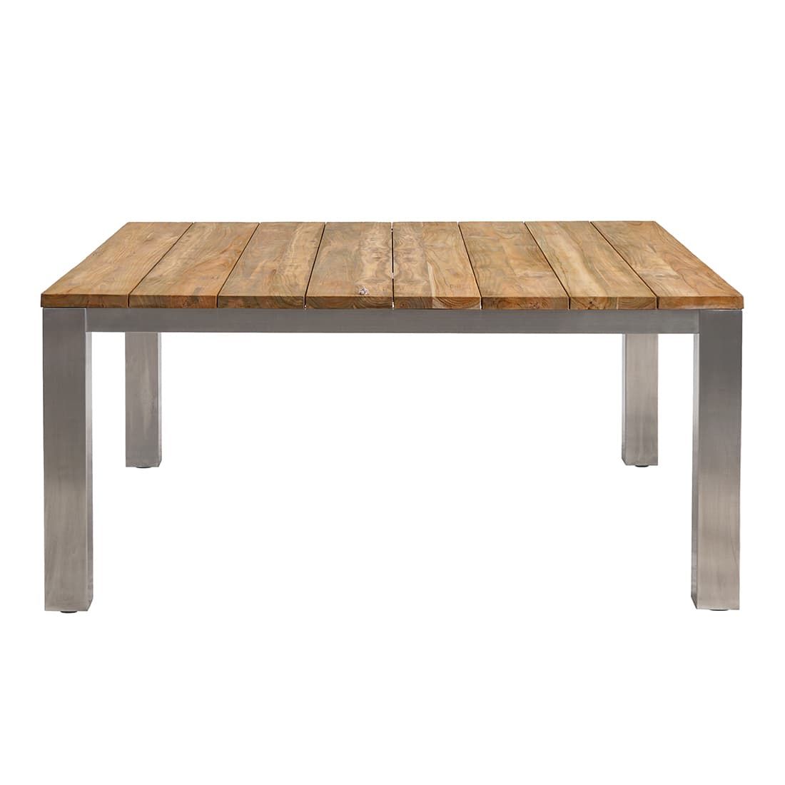 OUTLIV. Rimini Gartentisch 160x160cm Edelstahl/Teak