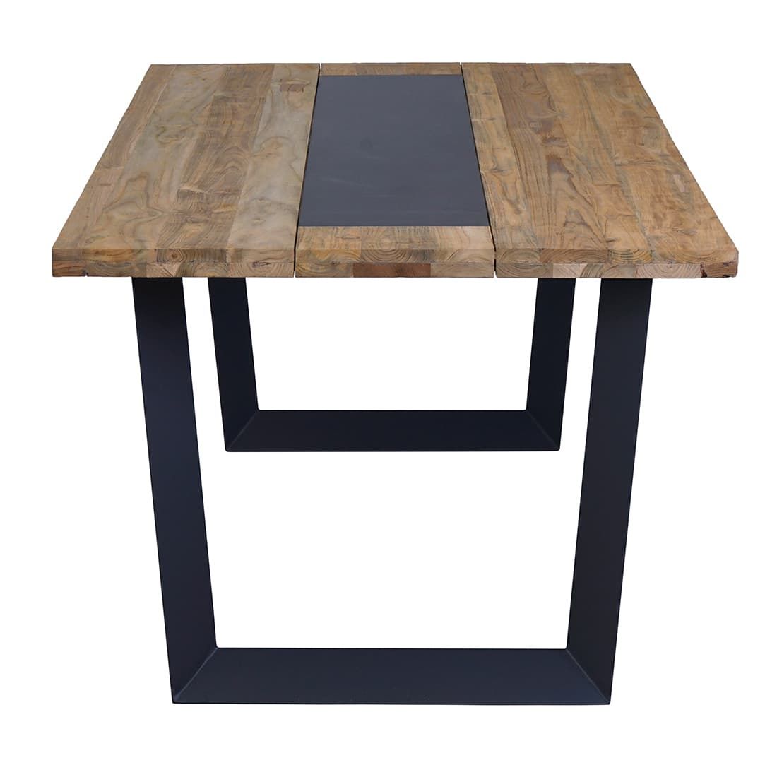 OUTLIV. Tri Gartentisch 200x100cm Aluminium/Teak Recycelt
