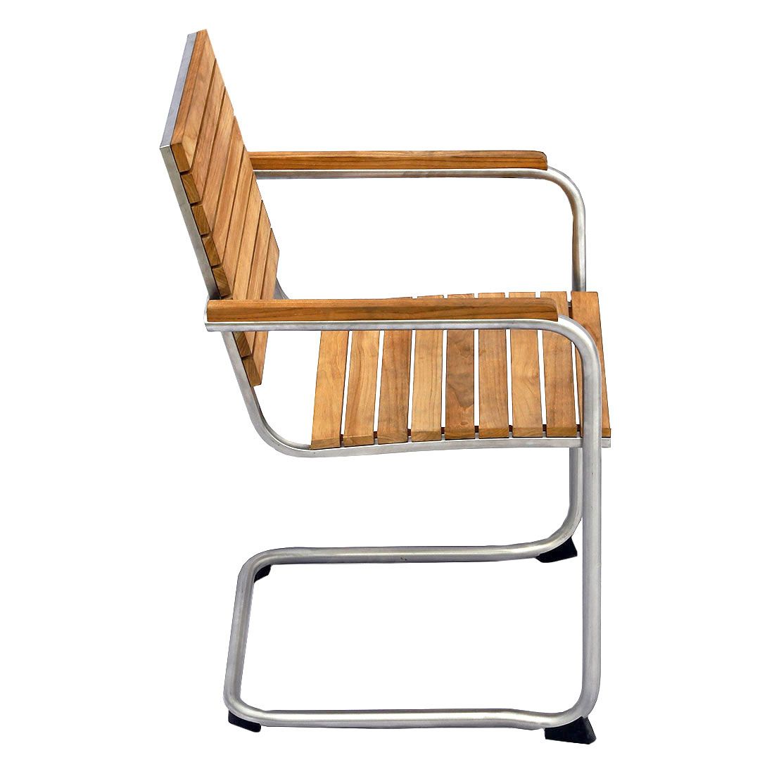 OUTLIV. Maui Freischwinger Edelstahl/Teak