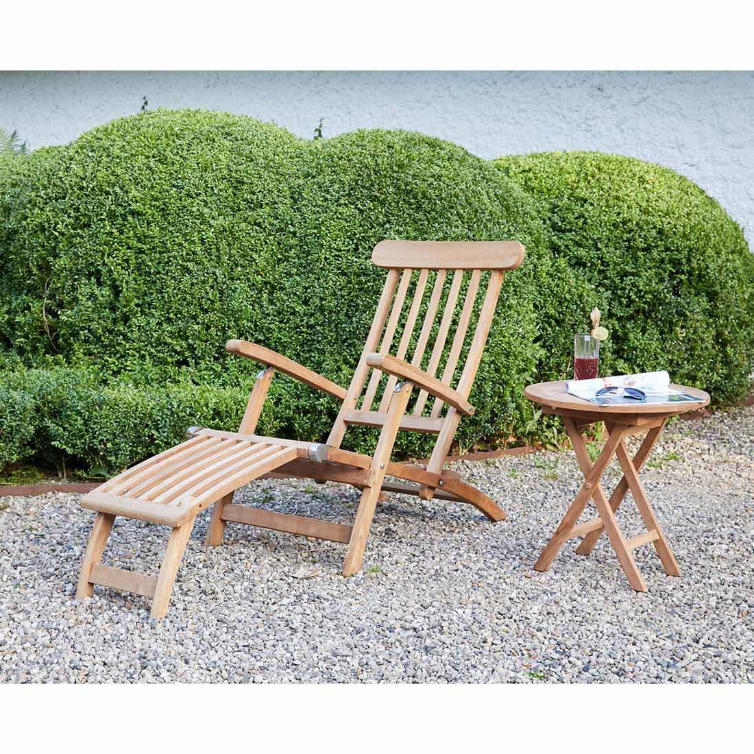 LC Garden Kampen Deckchair Teak