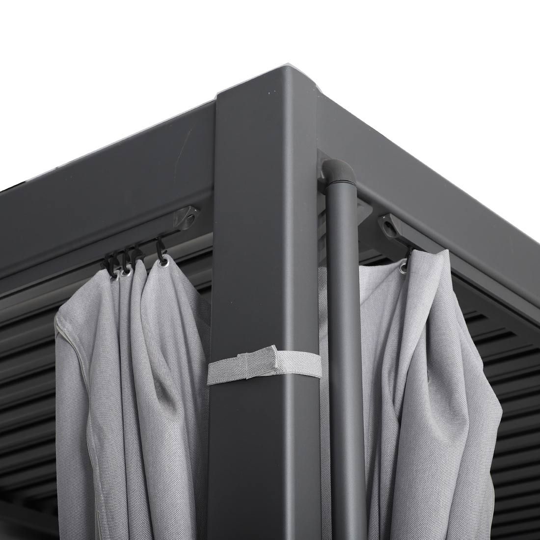 MWH Curtano Gartenpergola 540x300cm Aluminium/Olefin