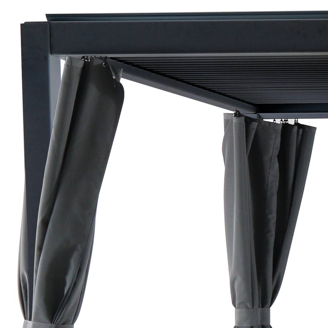 MWH Curtano Gartenpergola 540x300cm Aluminium/Olefin